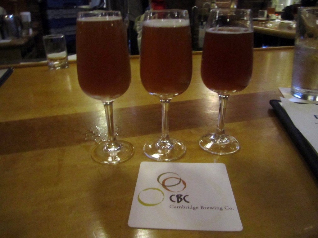 A flight of barley wine