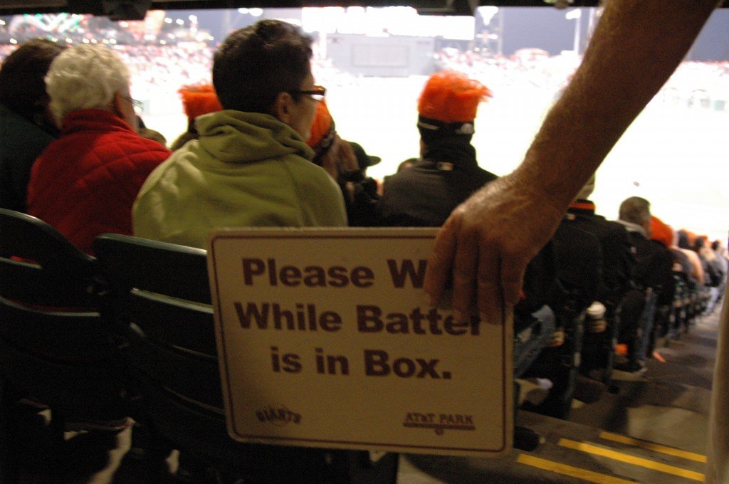 Please Wait While Batter is in Box.