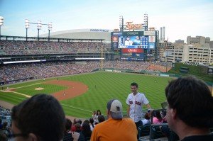 Matt at Comerica Park